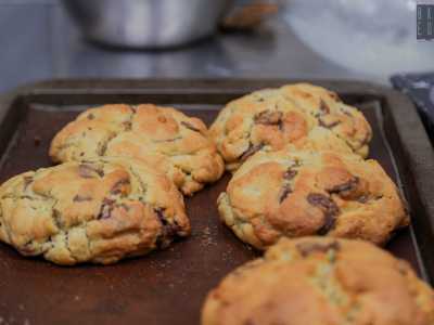 ...e quelli di Levain Bakery, la pasticceria pi� famosa di New York...